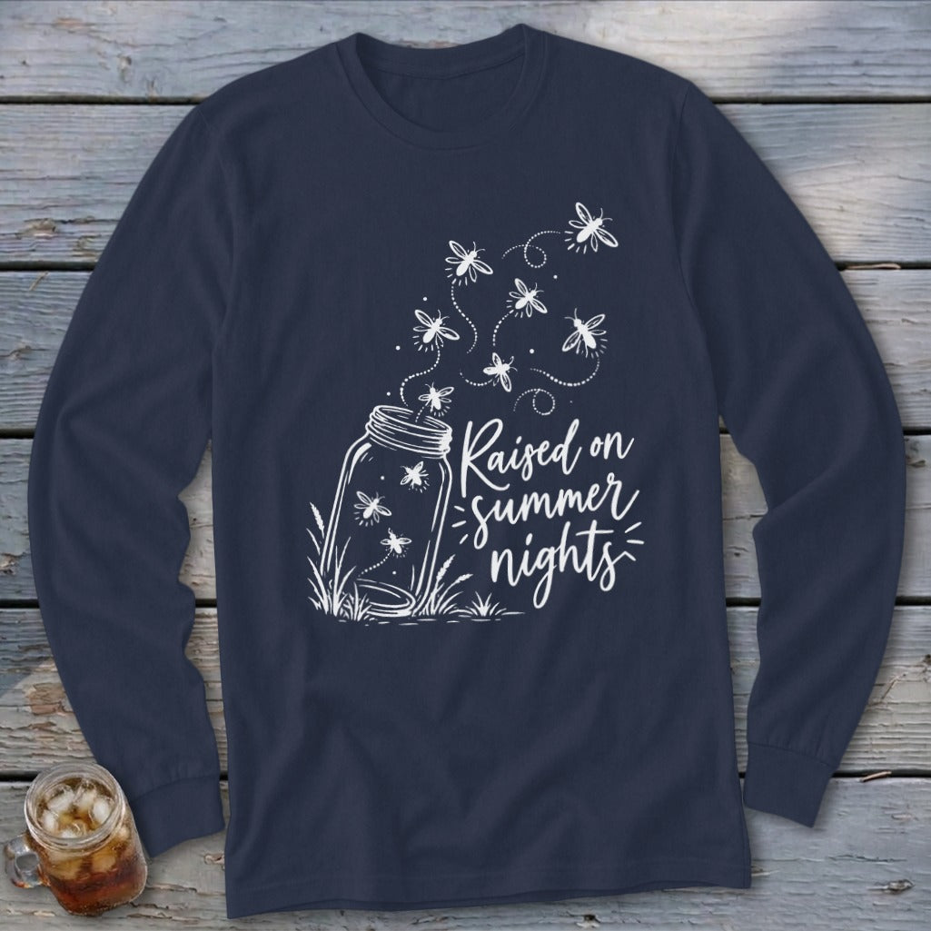 Raised on Summer Nights Long Sleeve Tee