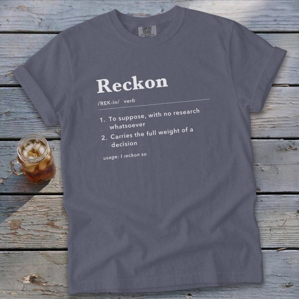 Reckon Definition Signature Tee
