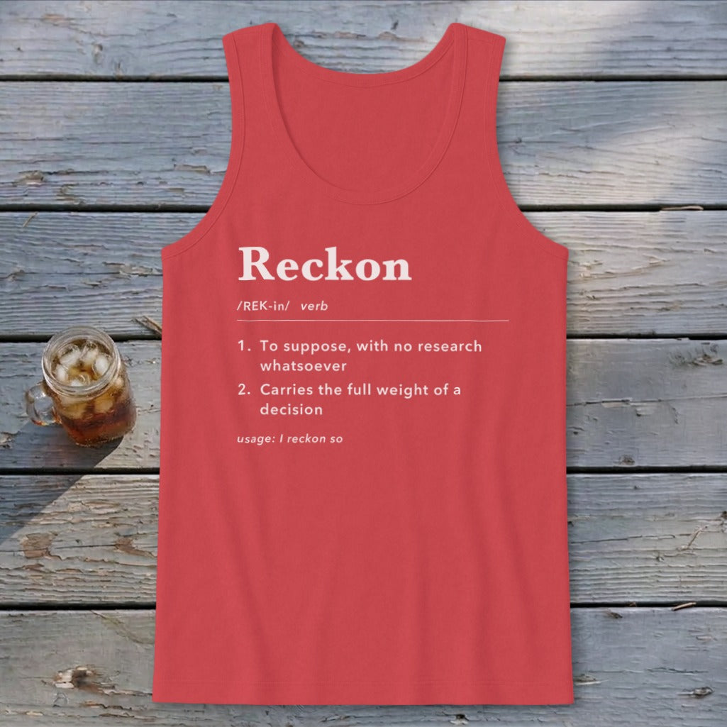 Reckon Definition Tank Top