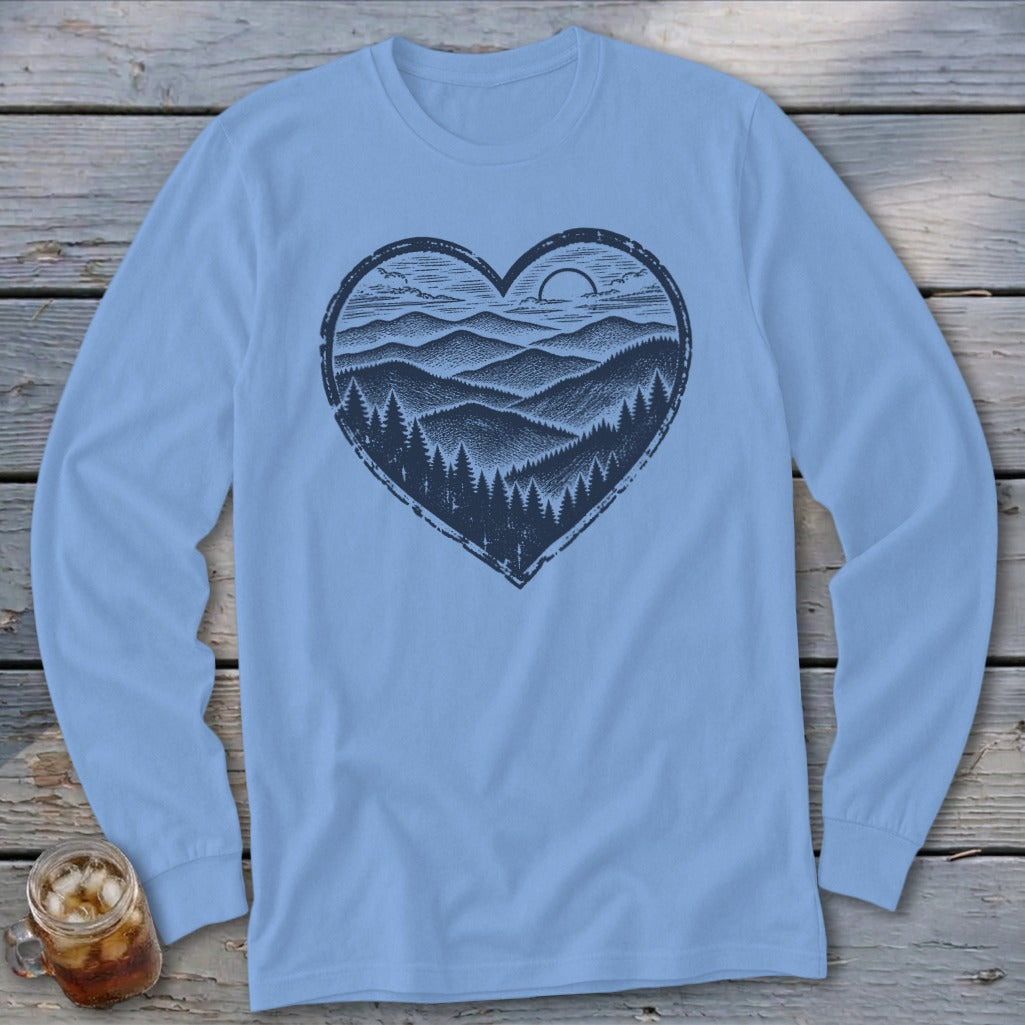 Ridge Heart Long Sleeve Tee
