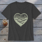 Ridge Heart V-neck