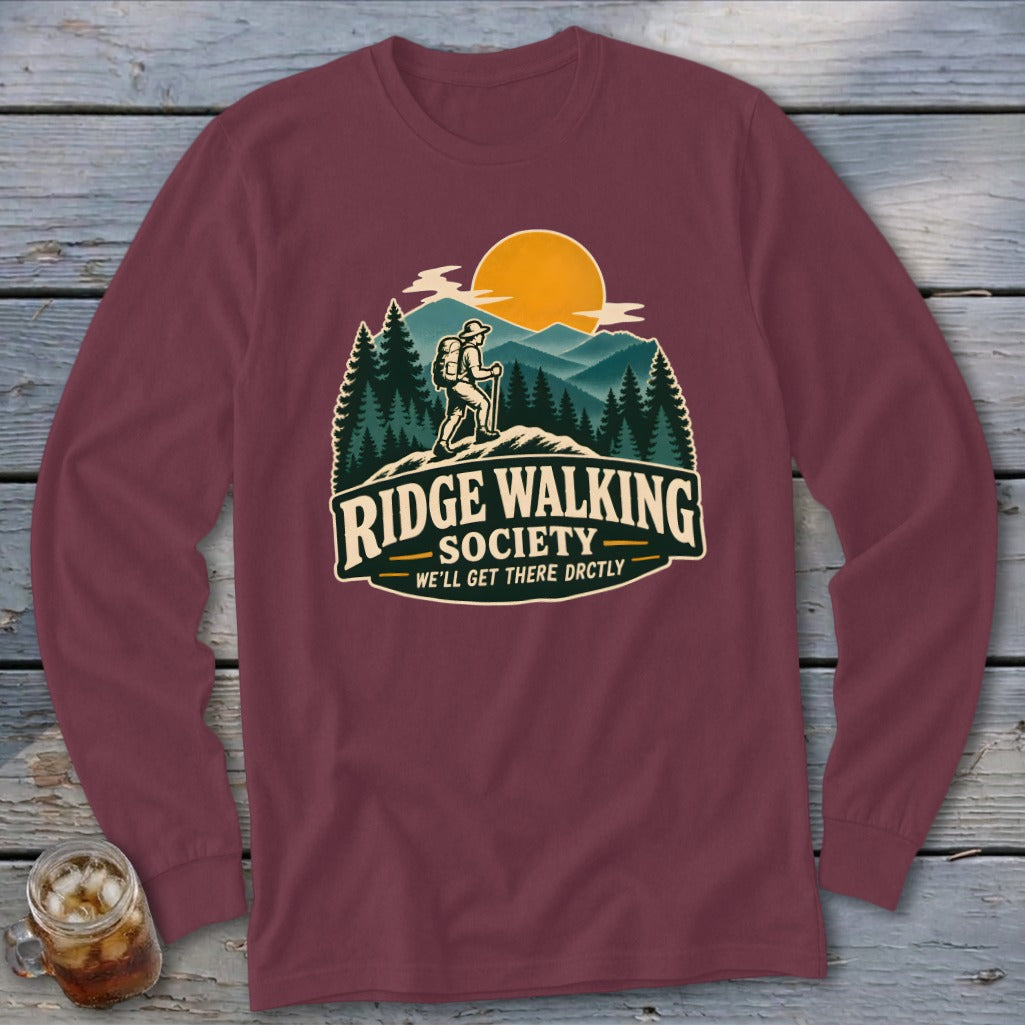 Ridge Walking Society Long Sleeve Tee