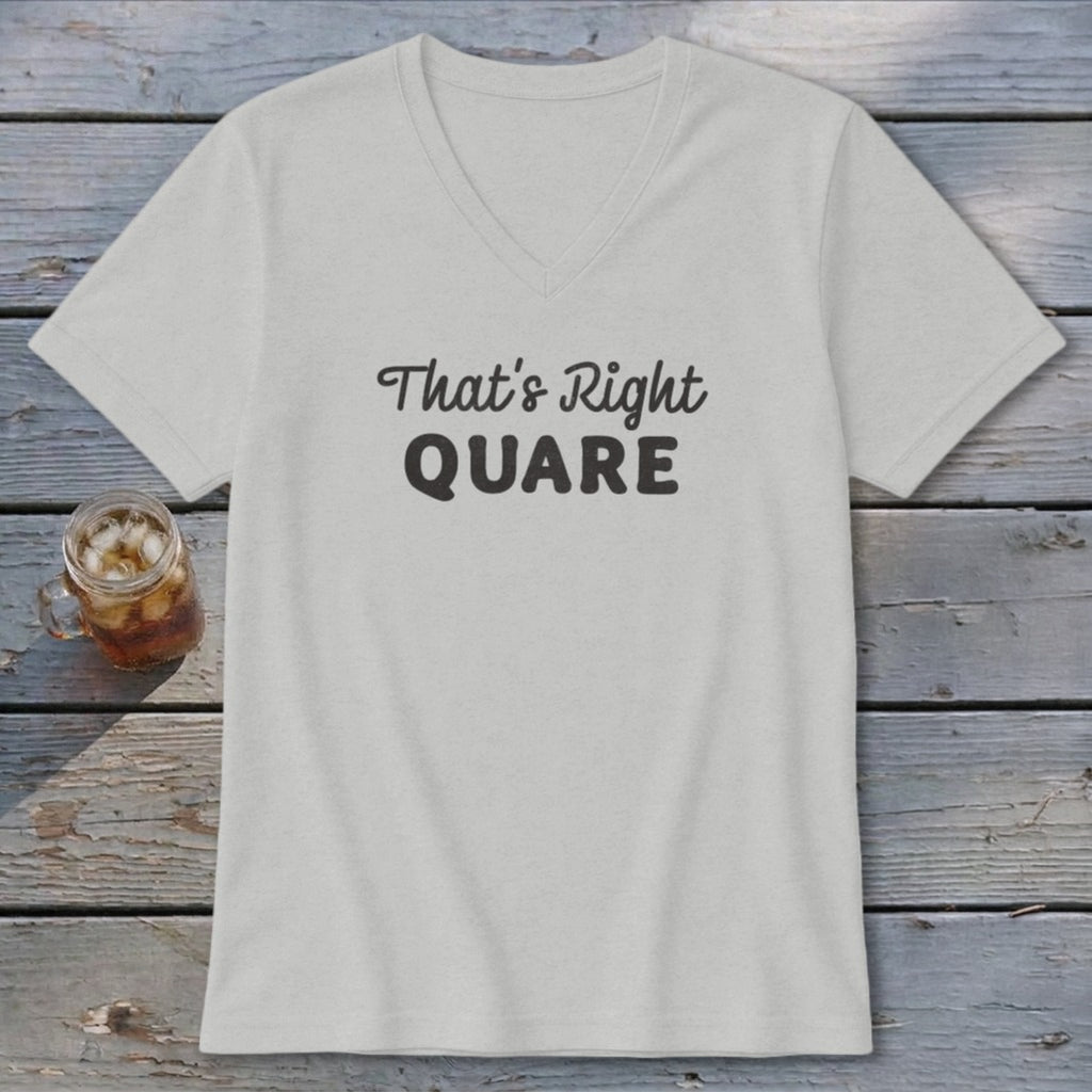 Right Quare V-neck