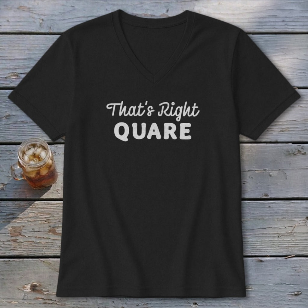Right Quare V-neck