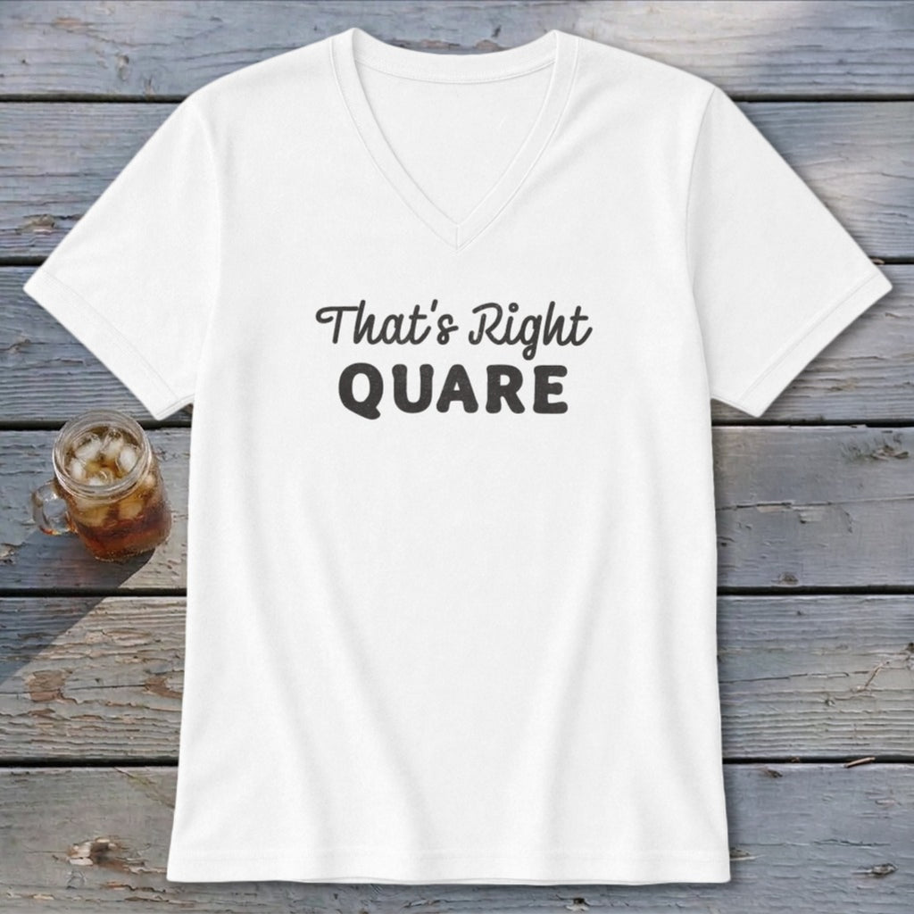 Right Quare V-neck