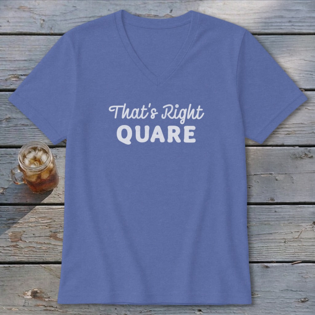 Right Quare V-neck