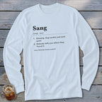 Sang Definition Long Sleeve Tee