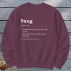 Sang Definition Sweatshirt