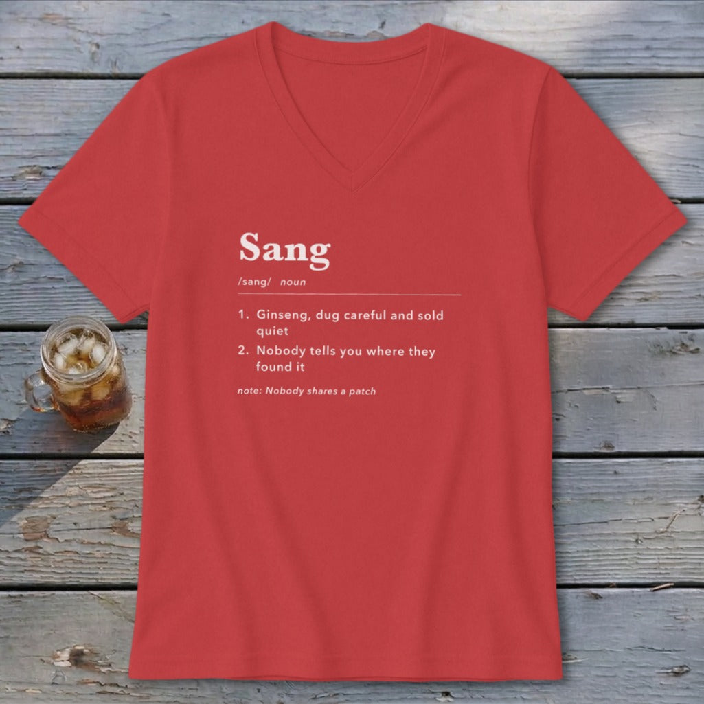 Sang Definition V-neck