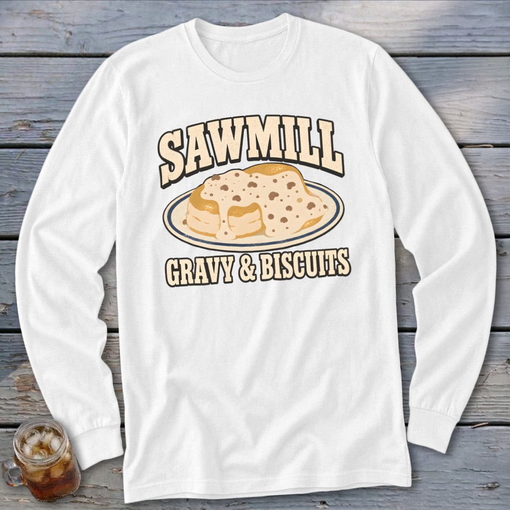 Sawmill Gravy & Biscuits Long Sleeve Tee