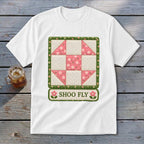 Shoo Fly Faux Quilt Block Youth Tee