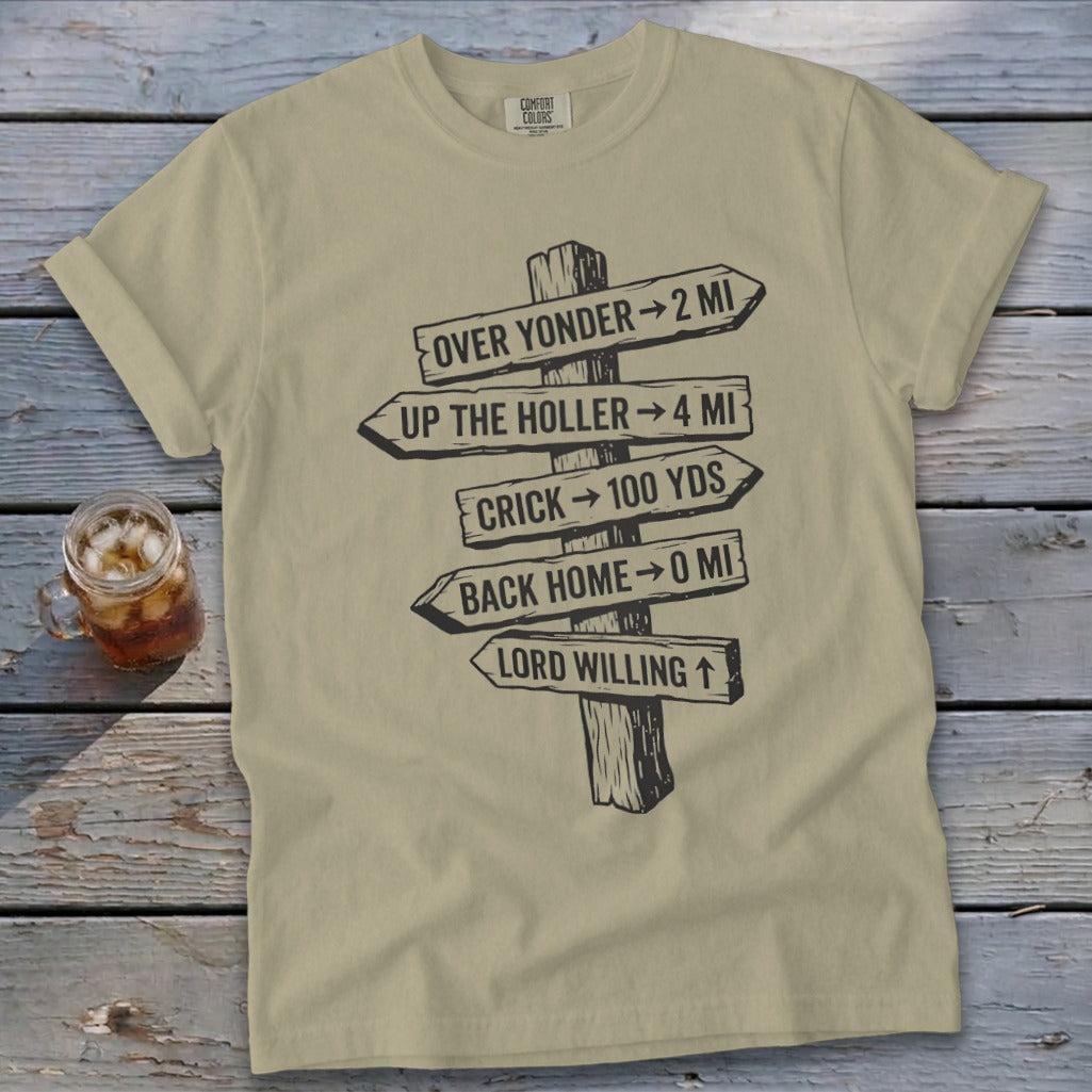 Sign Post Signature Tee