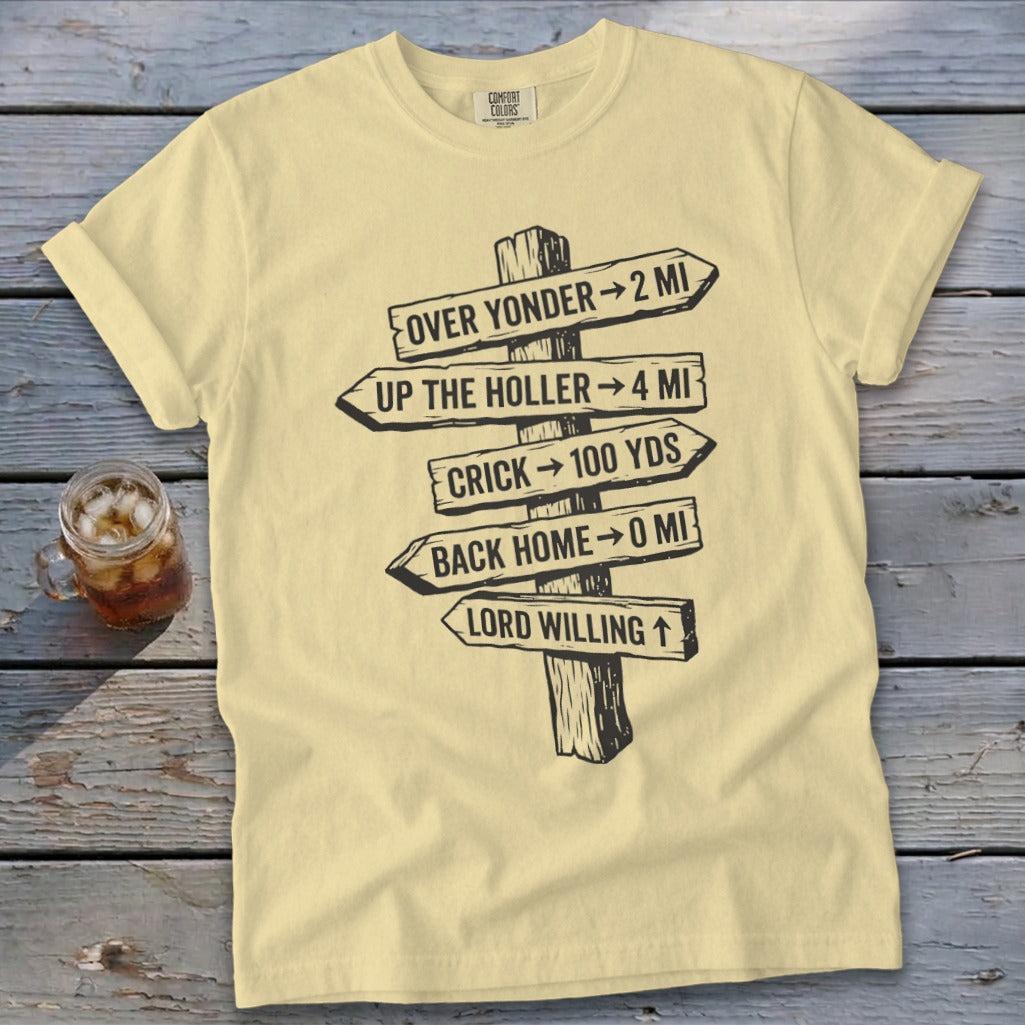 Sign Post Signature Tee