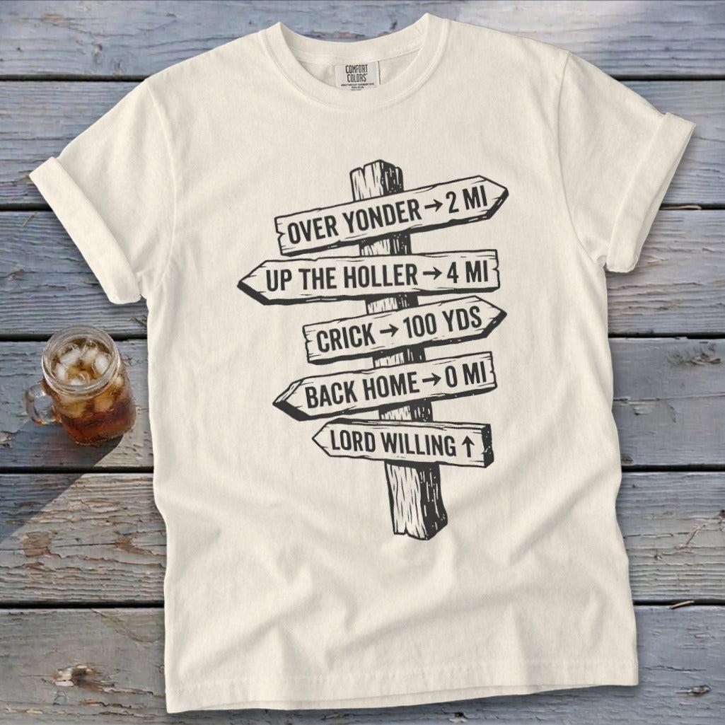 Sign Post Signature Tee