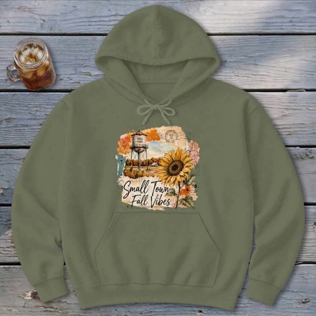 Small Town Fall Vibes Hoodie