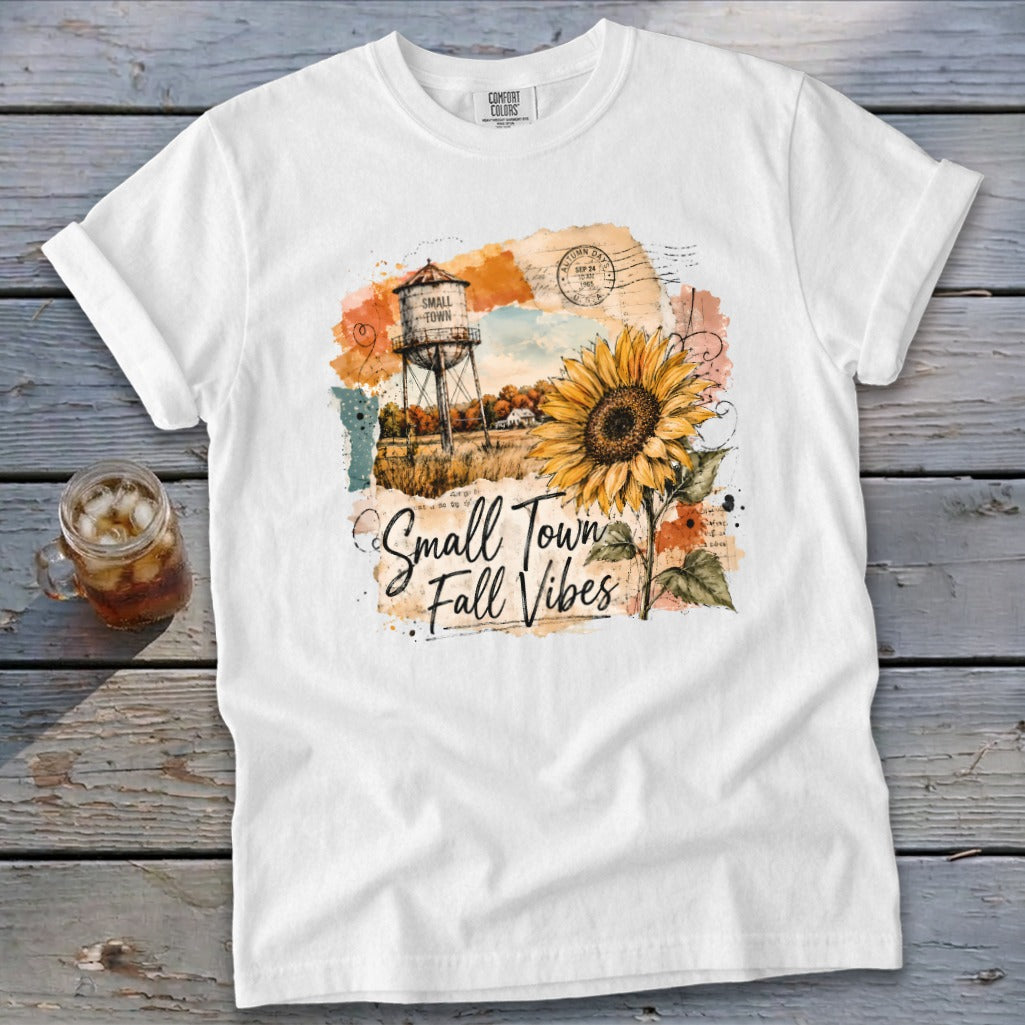 Small Town Fall Vibes Signature Tee