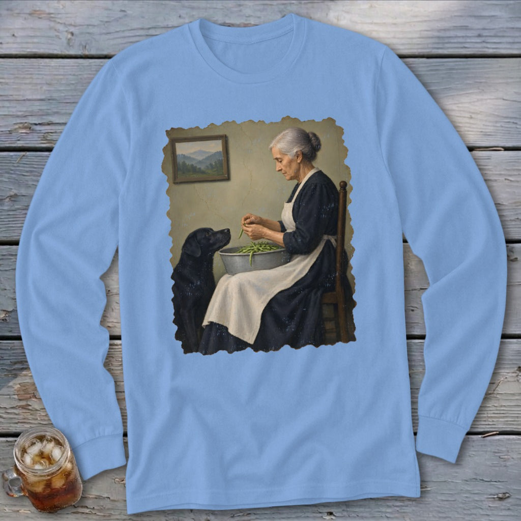 Snapping Beans Long Sleeve Tee