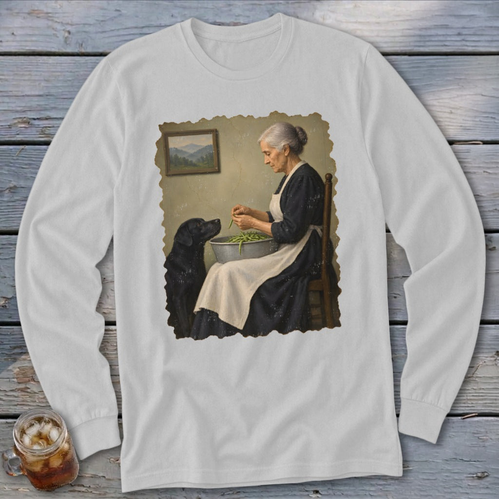 Snapping Beans Long Sleeve Tee