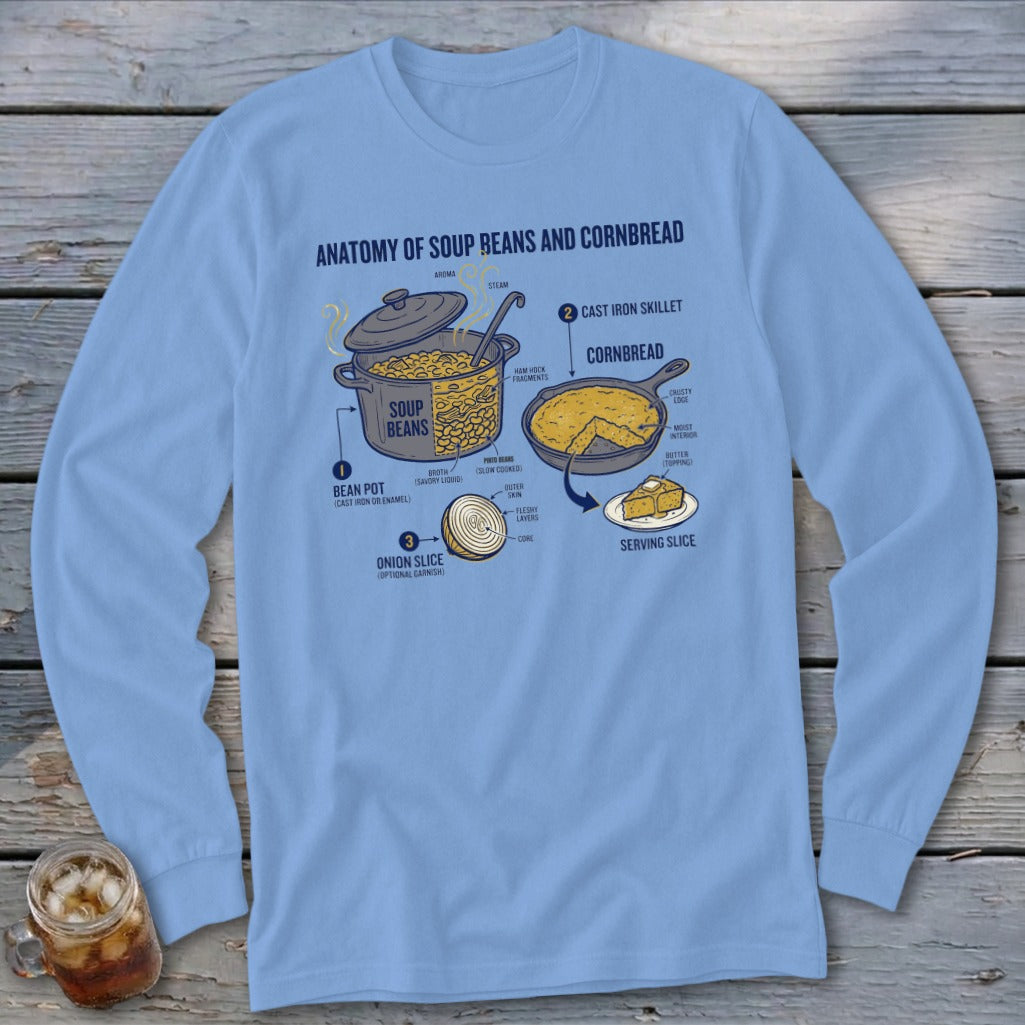 Soup Beans and Cornbread Long Sleeve Tee
