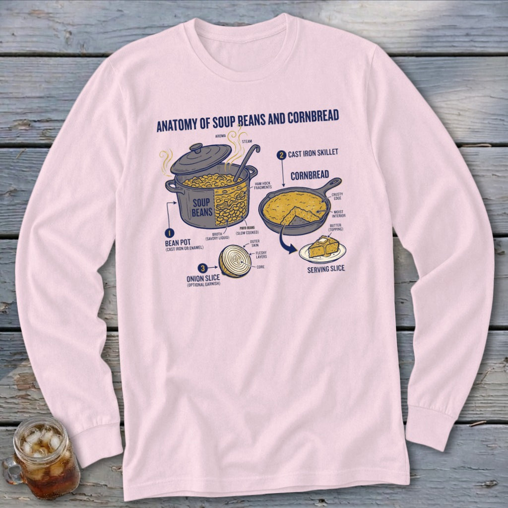 Soup Beans and Cornbread Long Sleeve Tee