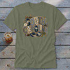 South Carolina Faux Chenille Fall Patch Classic Tee