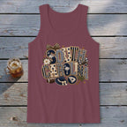South Carolina Faux Chenille Fall Patch Tank Top