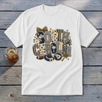 South Carolina Faux Chenille Fall Patch Youth Tee