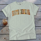 South Carolina Faux Embroidery Letters Signature Tee