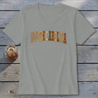 South Carolina Faux Embroidery Letters V-neck
