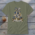 South Carolina Faux Patchwork Christmas Tree Classic Tee