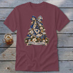 South Carolina Faux Patchwork Christmas Tree Classic Tee