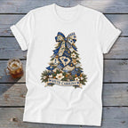 South Carolina Faux Patchwork Christmas Tree Softstyle Tee