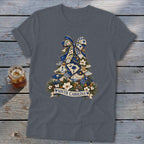 South Carolina Faux Patchwork Christmas Tree Softstyle Tee