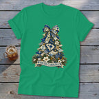 South Carolina Faux Patchwork Christmas Tree Softstyle Tee