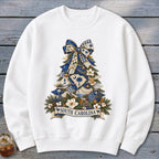 South Carolina Faux Patchwork Christmas Tree Sweatshirt