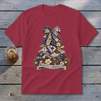 South Carolina Faux Patchwork Christmas Tree Youth Tee