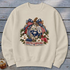 South Carolina Faux Patchwork Pumpkin Sweatshirt