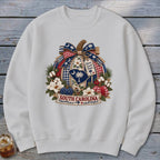 South Carolina Faux Patchwork Pumpkin Sweatshirt