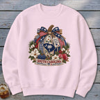 South Carolina Faux Patchwork Pumpkin Sweatshirt
