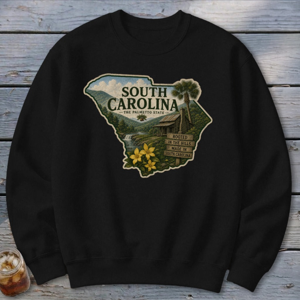 South Carolina Homeplace Scene Sweatshirt