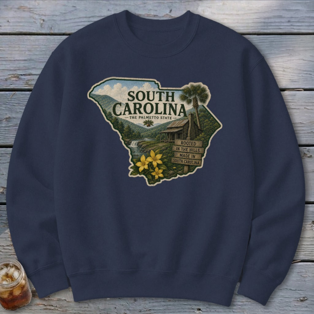 South Carolina Homeplace Scene Sweatshirt