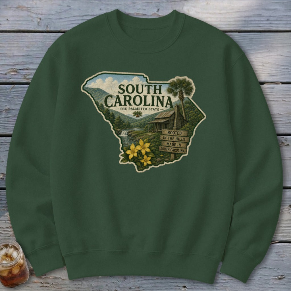 South Carolina Homeplace Scene Sweatshirt