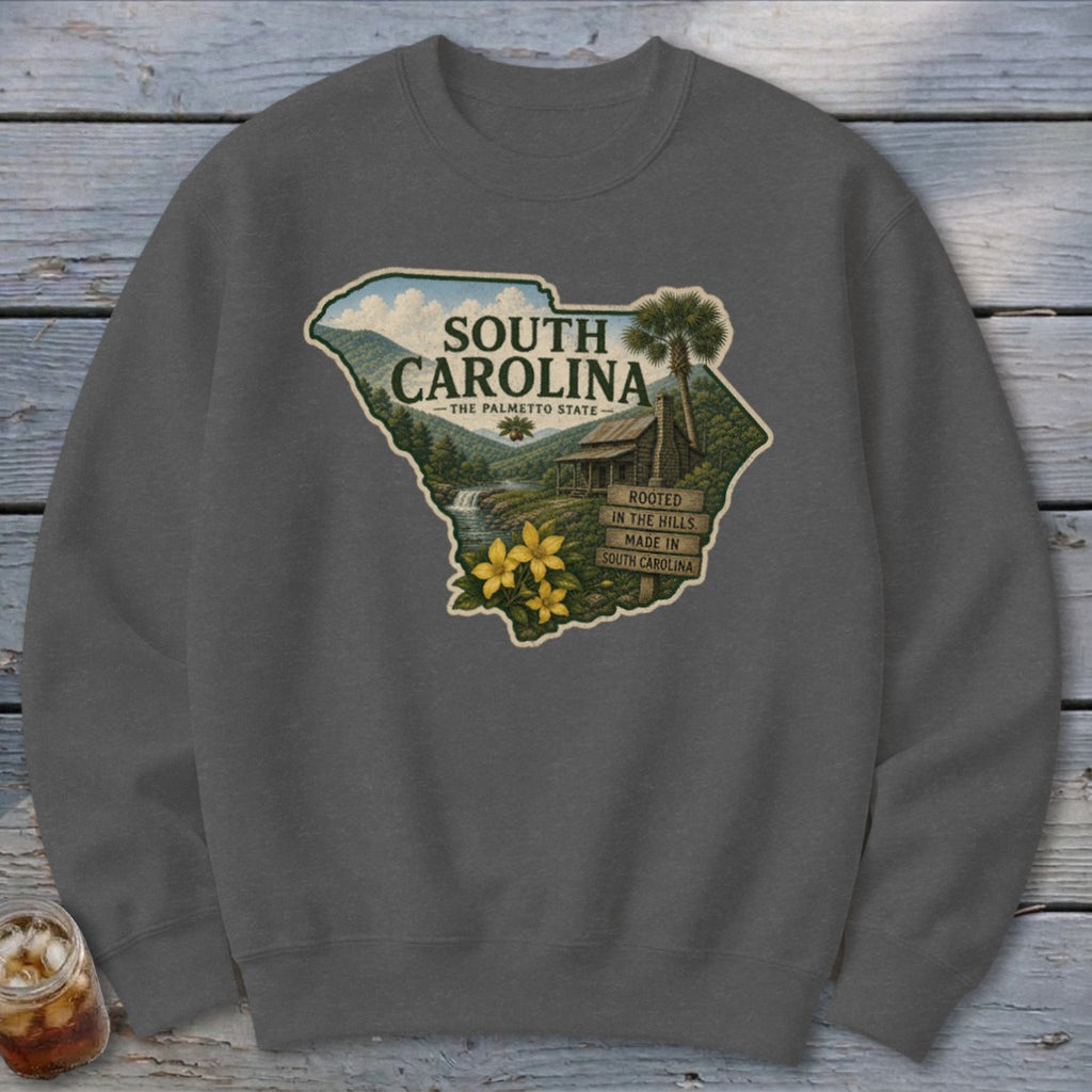South Carolina Homeplace Scene Sweatshirt