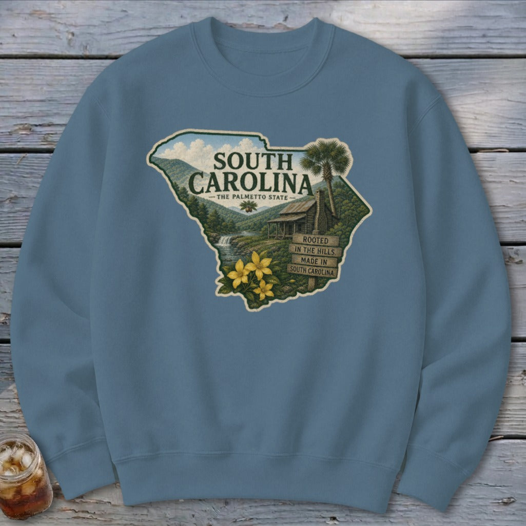 South Carolina Homeplace Scene Sweatshirt