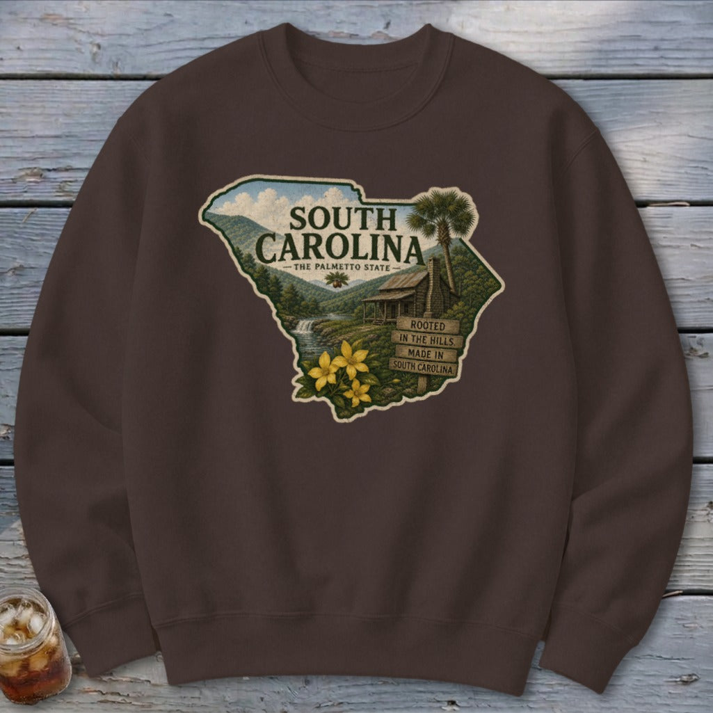 South Carolina Homeplace Scene Sweatshirt