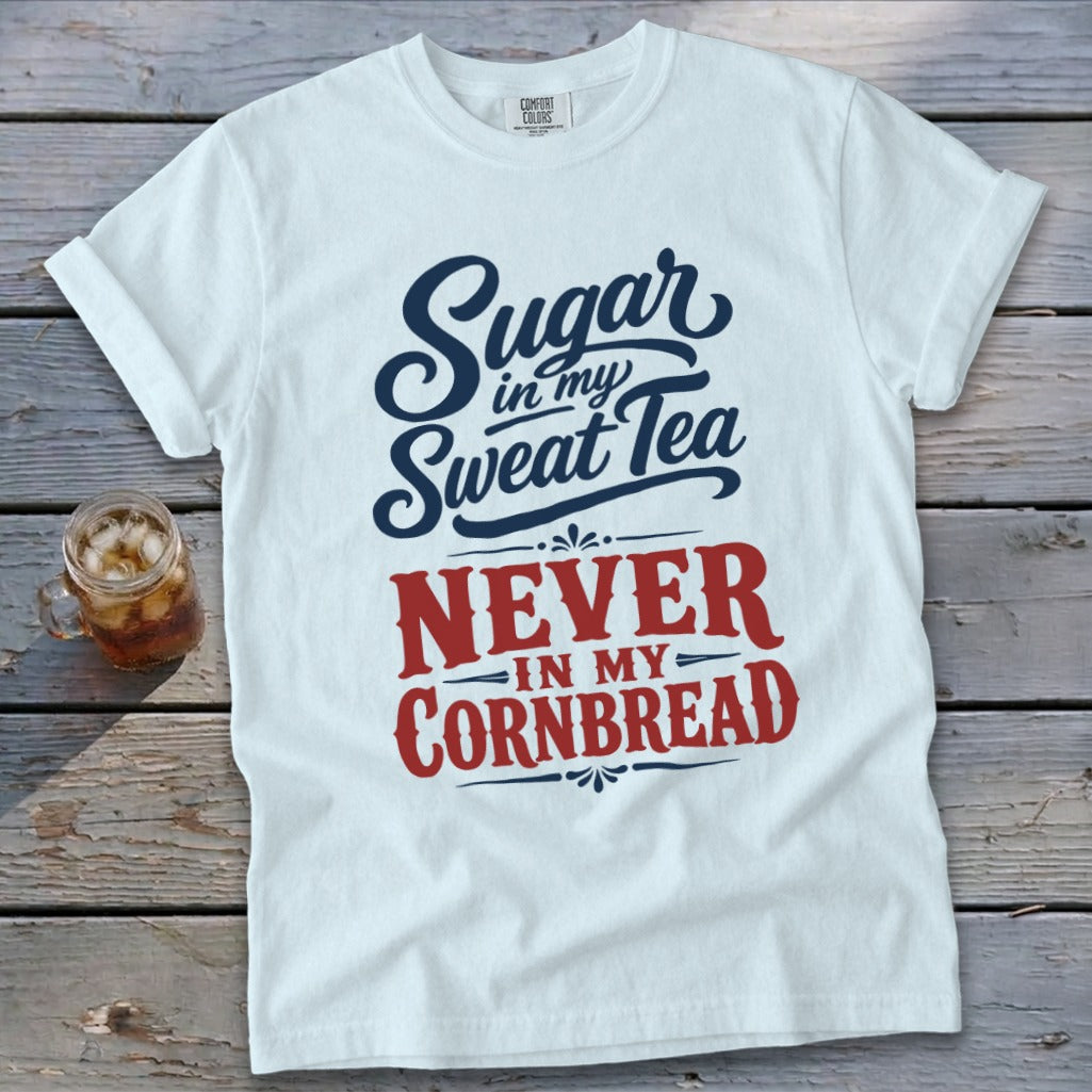 Sugar In My Sweet Tea Signature Tee - Chambray