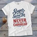 Sugar In My Sweet Tea Signature Tee - White