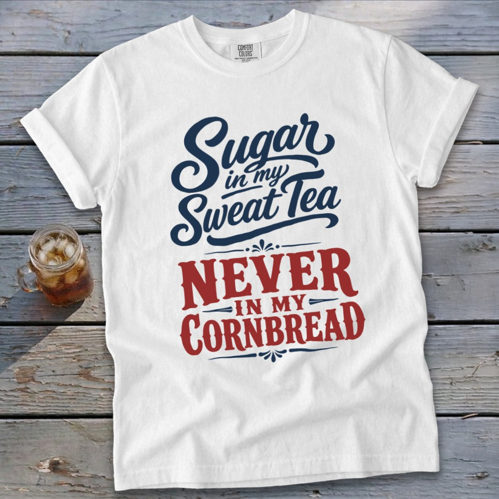 Sugar In My Sweet Tea Signature Tee - White
