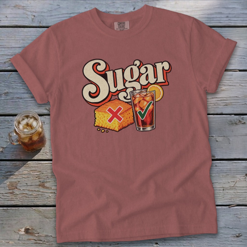 Sugar Tea Yes Signature Tee - Brick