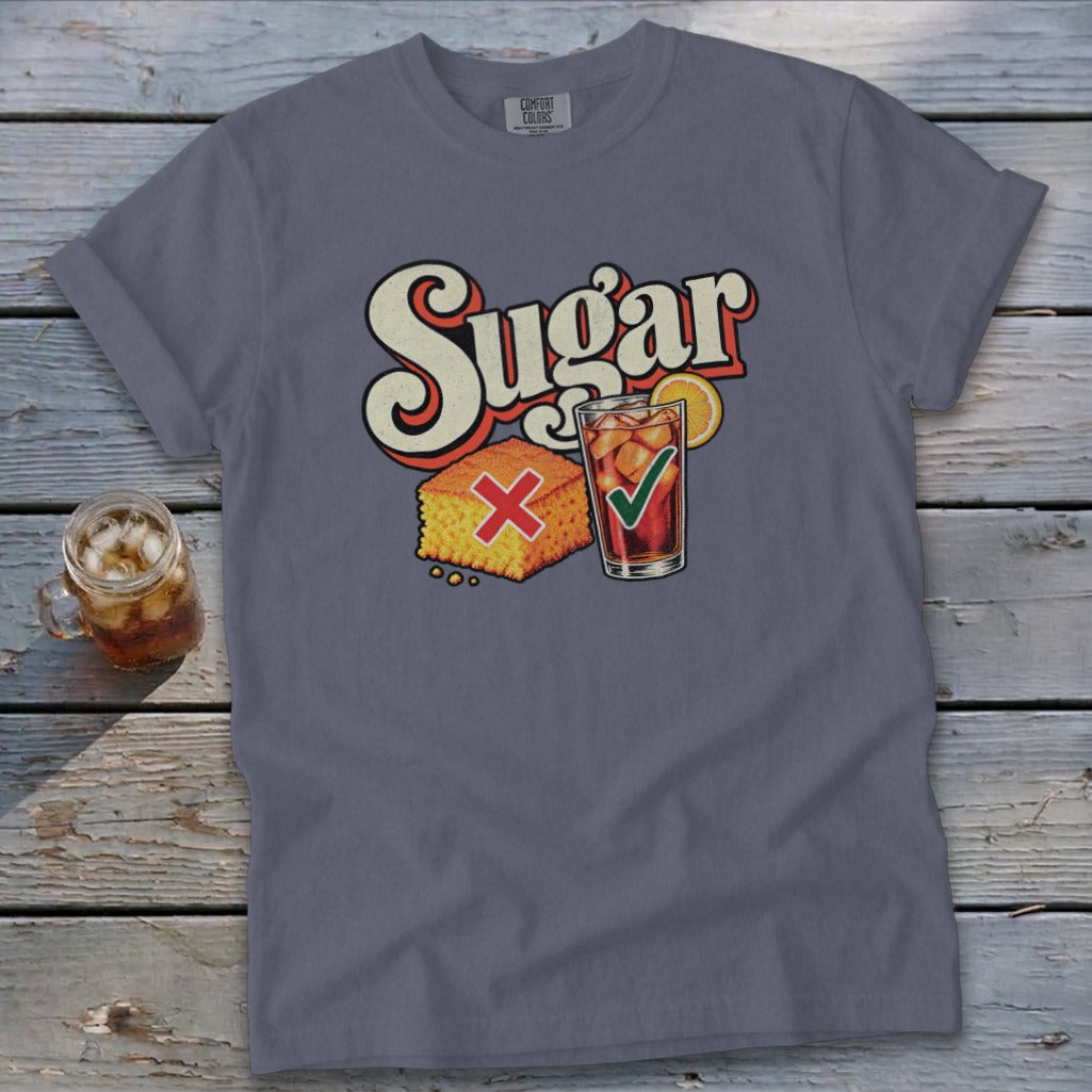 Sugar Tea Yes Signature Tee - Denim